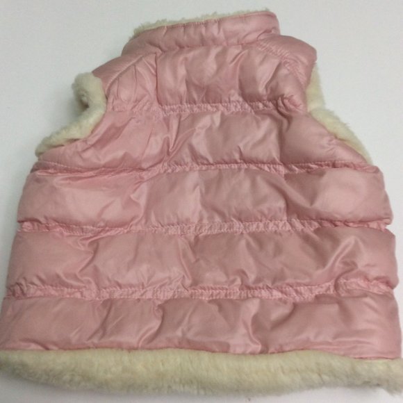 OLD NAVY BABY PINK PUFFER VEST JACKET - Picture 4 of 4